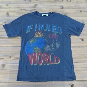 DAYDREAMER Men's Gray T Shirt Size XS If I Ruled The World Nas Made In USA